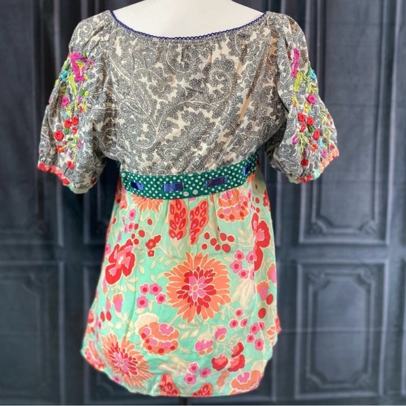RARE Anthropologie Fei Peasant Blouse - 8 US - Picture 3 of 9